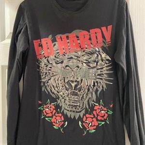 Ed Hardy Tiger Long Sleeve Large